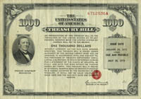 United States $1000 Treasury Bill